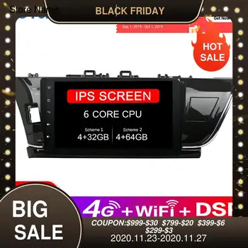 

Android 9.0DSP Car GPS Navigation radio player For Toyota Corolla 2014 -2016 left Multimedia Radio Audio Player Headunit No DVD