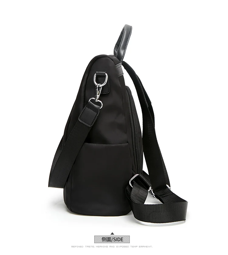 Elegante mochila de viaje para mujer moda PU cuero cremallera mochila De mujer antirrobo Повседневная мягкая сумка