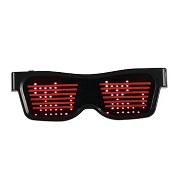 

Practical Led Luminous Glass App Multi-Language Custom Editing Glasses Party Atmosphere Portable Prop