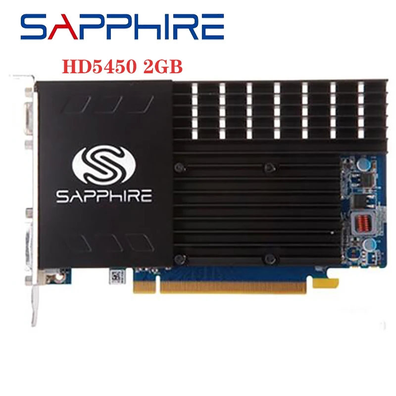 SAPPHIRE HD 5450 2 Гб графическая карта GPU для AMD 5400 GPU настольная видеокарта Radeon HD 5450 2 Гб GDDR3 б/у|Графические карты| | АлиЭкспресс