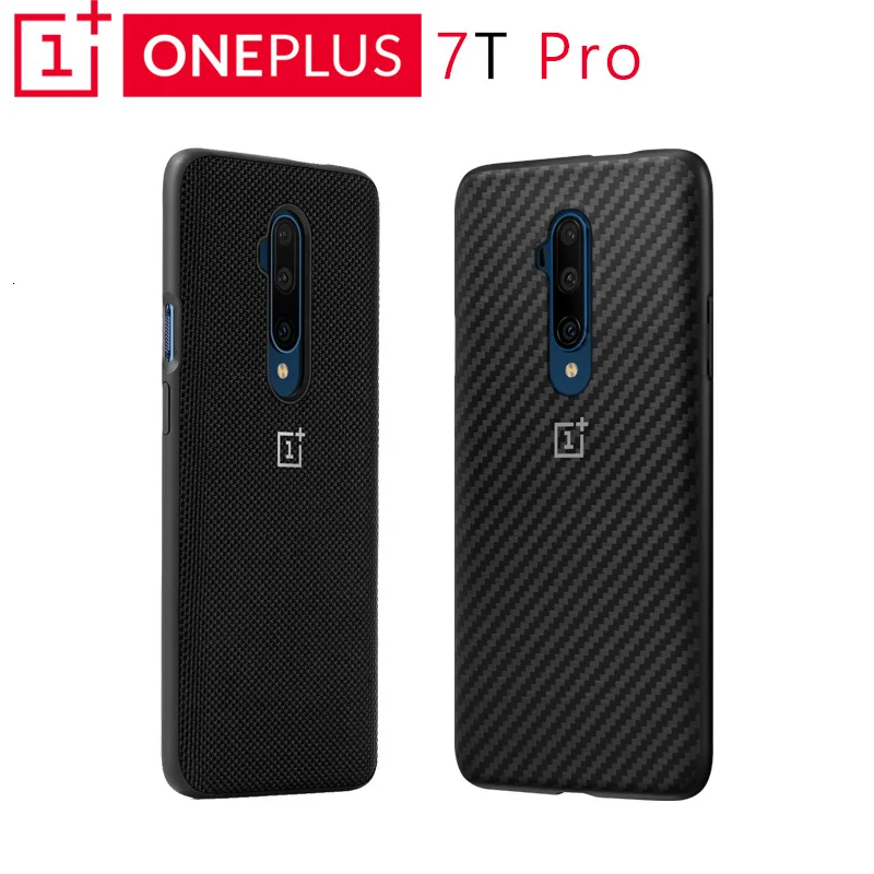 Оригинальный чехол для OnePlus 7T Pro Karbon карбоновый текстурированный защитный