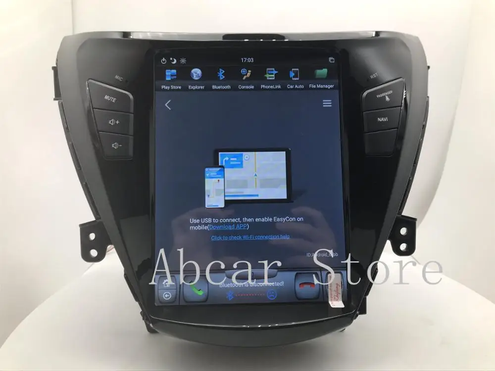 Автомобильный dvd плеер Tesla style 10 4 дюйма Android 9 0 GPS навигация для Hyundai Elantra 2012 2016