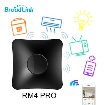 

New BroadLink RM4 Pro Smart Universal Remote IR & RF Transmitter for Air-con, TV, Switch, etc. support Alexa and Google Home