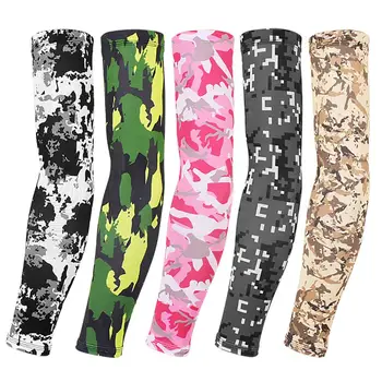 

2 Pairs Camouflage Unisex Outdoor Sport Cycling Sun UV Protection Arm Sleeves