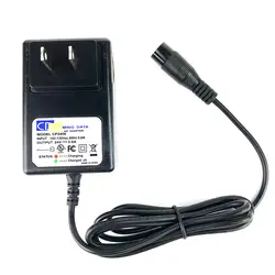 24V аккумулятора электроскутера Зарядное устройство для бритвы E100 E200 E300 E125 E150E500 штепсельная вилка стандарта США