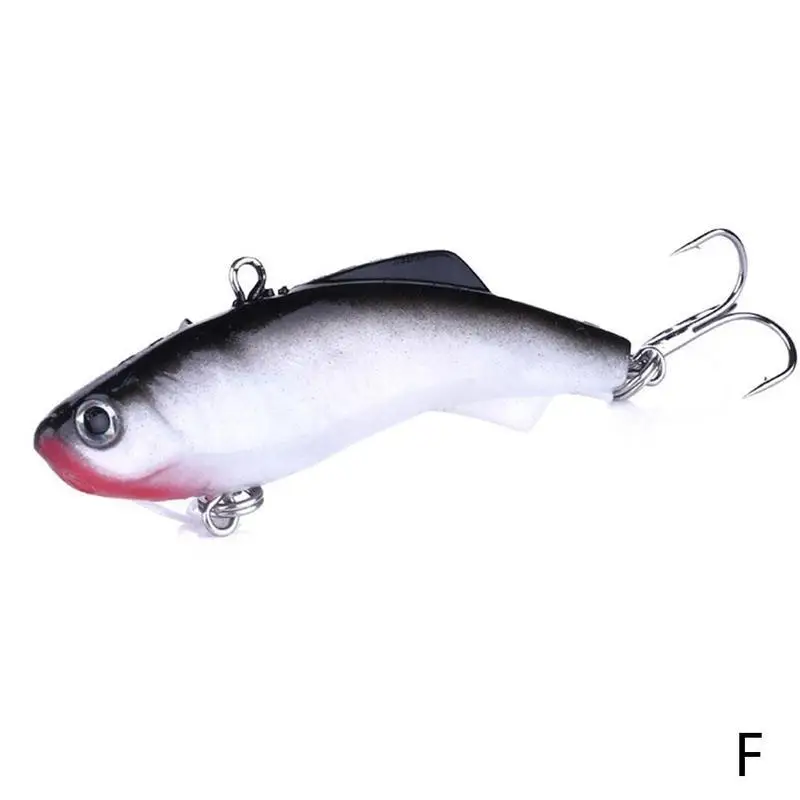 Vib приманка для подледной рыбалки, мягкая свинцовая приманка, 7,5 см, 17,2 г, искусственная приманка для ловли рыбы, аксессуары для погружения - Цвет: 6