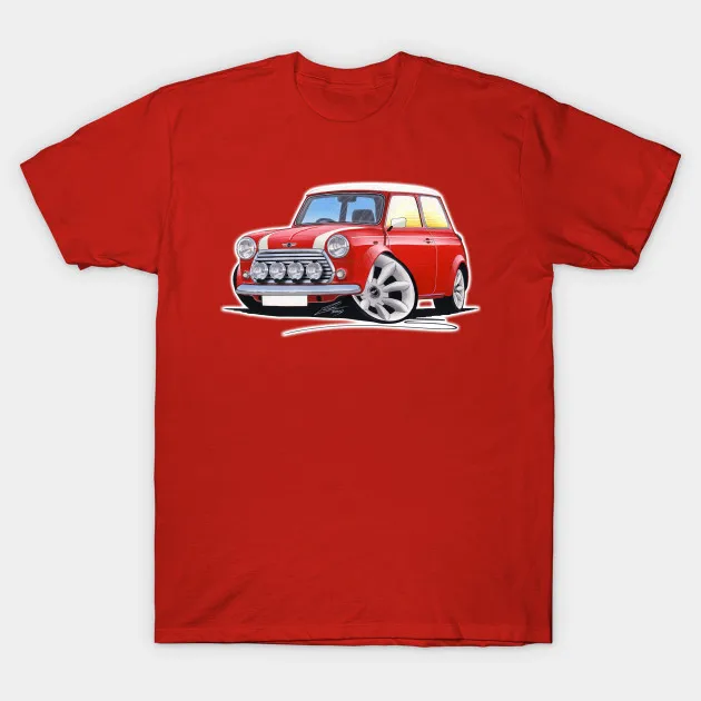 Мужская футболка Rover Mini Cooper Спортивная Красная женская футболка|Футболки| |