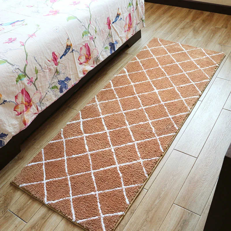 Beige Zeegle Nordic пол(термопластичный эластомер) коврик ковер для Гостиная Впитывающий Коврик для пола, кухни Спальня прикроватные коврики для дома Прихожая коврик - Цвет: Beige