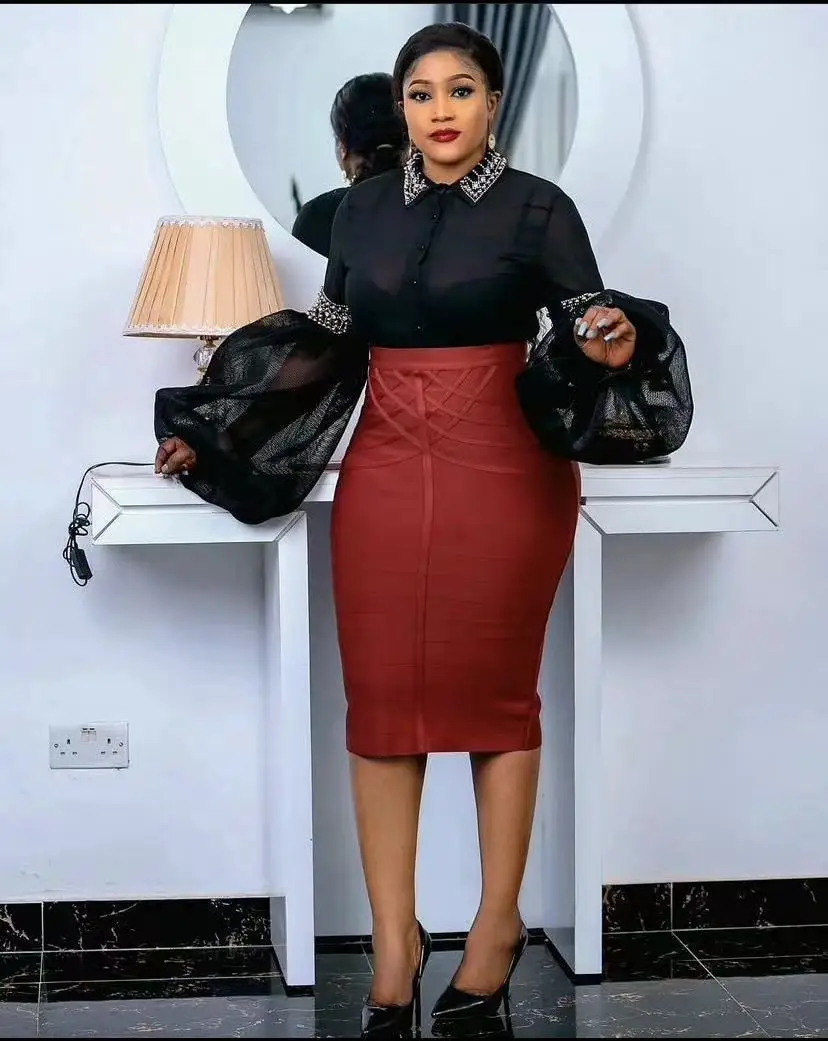 

Женская юбка средней длины, винтажная Осенняя юбка в европейском и американском стиле, 2021