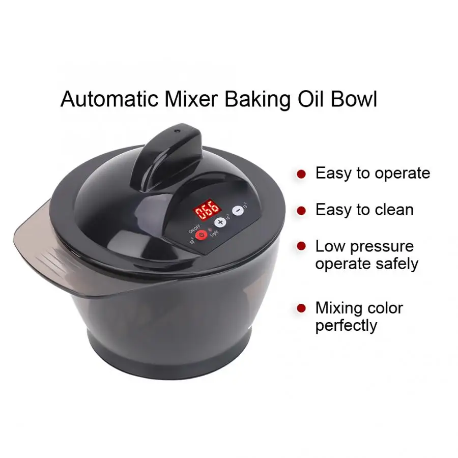

Professional Hair Color Wax Dyeing Hair Electric Hair Coloring Automatic Mixer Hairs Color Mixing Bowl Hairdressing Tool Device