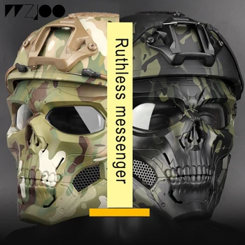 

Vintage Motorcycle Moto Retro Helmet Halloween Horror Skull Mask Devil Mask Scary Fierce Party Mask Halloween Masquerade Cosplay