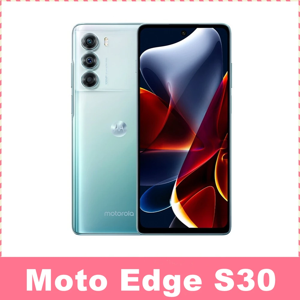 Телефон Motorola Edge S30 телефон с глобальной прошивкой Snapdragon 888 Plus 5000 мАч камера 6 8 МП