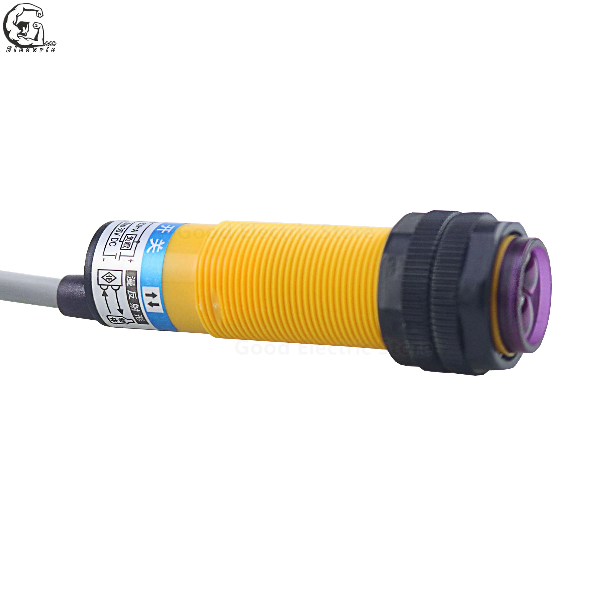 1 шт. E3F DS10C4 DC6 36V NPN без диаметра 18 мм расстояние 10 см Датчик диффузного отражения