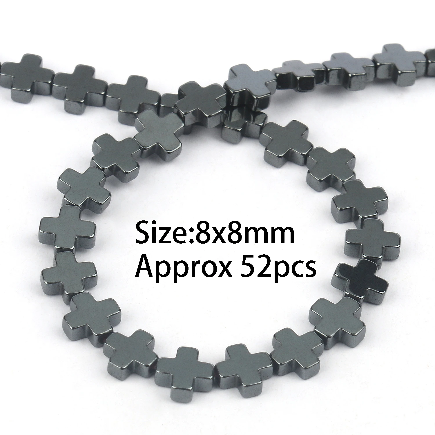 Natürliche Schwarze Hämatit Runde Perlen Stern Herz Spalte Unregelmäßige Form Für Schmuck Machen DIY Charms Armbänder Zubehör 15'' – Detail 10
