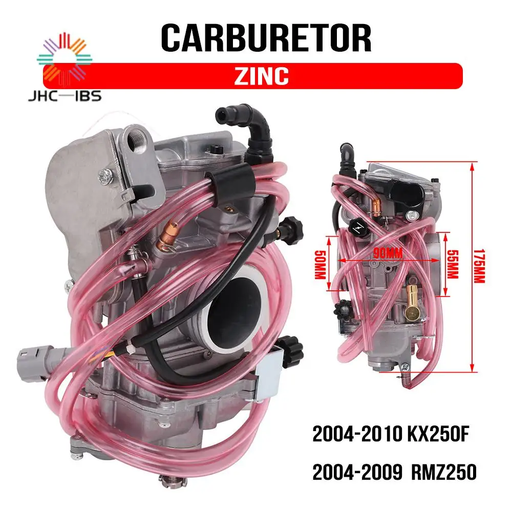 Мотоцикл FCR 38 мм карбюратор Carburador Carb для Suzuki RMZ250 Kawasaki KX250F Zinc MX38 Racing Add Power 30% 2004