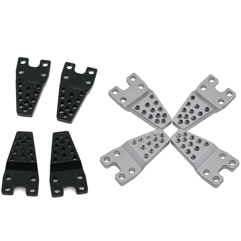 4PCS for SCX10 Aluminum Shock Mount Lift Surge Seat Adjustment Seat-HR Axial SCX10 Lower Shock Mount Lift Kit