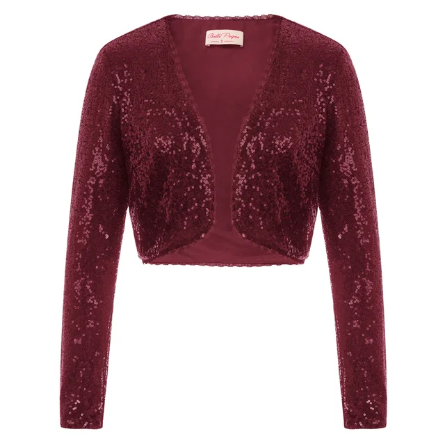 Black Sequin Bolero Jacket Bolero Jackets Women Sequined