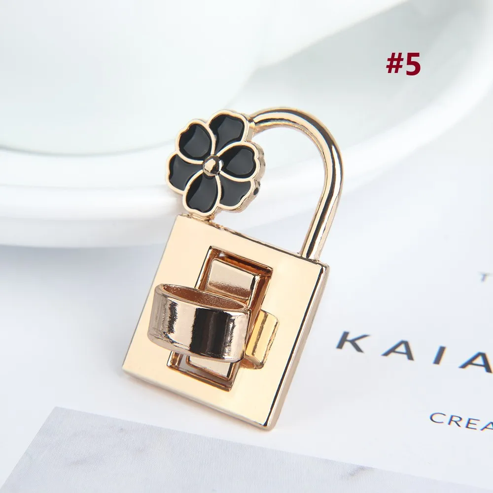 5 Металлическая застежка поворотный замок для DIY сумки кошелек аппаратное закрытие сумки Запчасти Аксессуары багажная сумка аппаратная пряжка - Цвет: 5