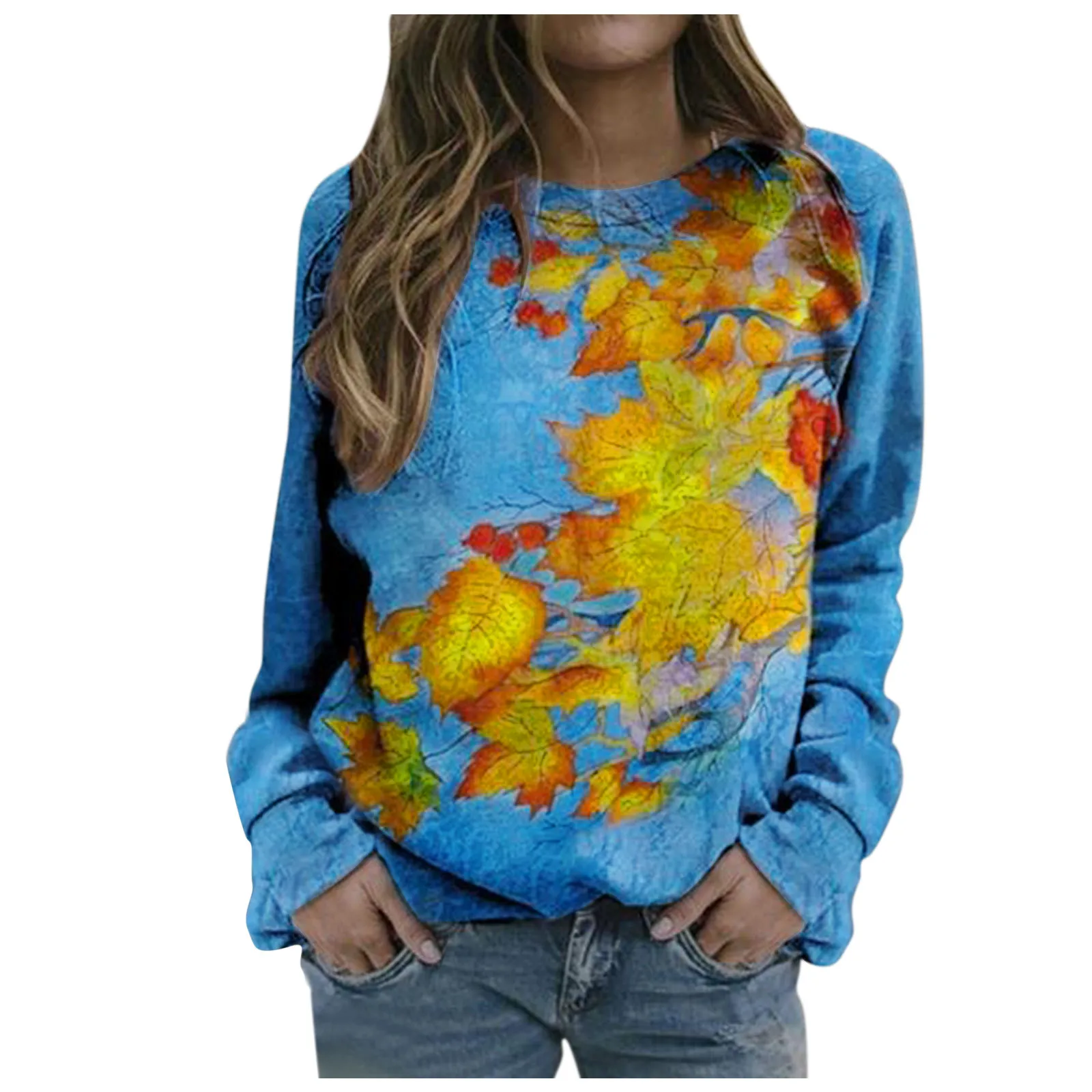Fashion Blouse 2021 Women Casual O Neck  Print Long Sleeve Blouse Top blouses blusas mujer рубашка женская 2