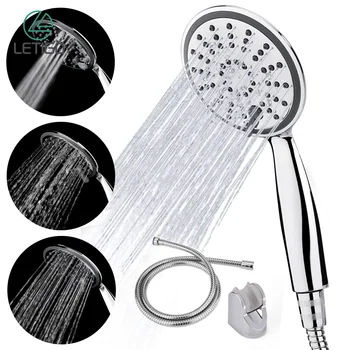 

New Arrival Shower Head Set Bathroom Accessories 3 Mode Function Water Therapy Shower Handheld Shower Head with Hose And Holder