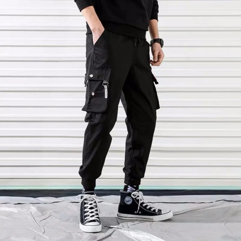 

602 # Bib Overall Men's Teenager Students Beam Leg Large Size Loose-Fit National Trends INS French Casual Pants Spring New Style