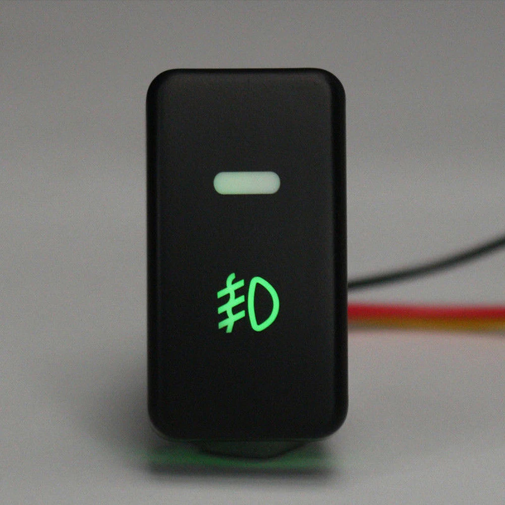 5pin Led Car Push Button Fog Light Switch With Wire Fits For Honda Fit