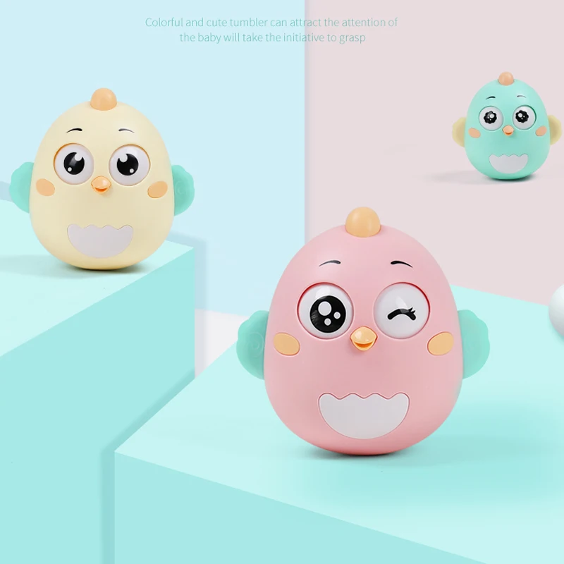 Игрушки неваляшки кольцо колокольчик Roly-Poly для детей Обучающие музыкальные игрушки