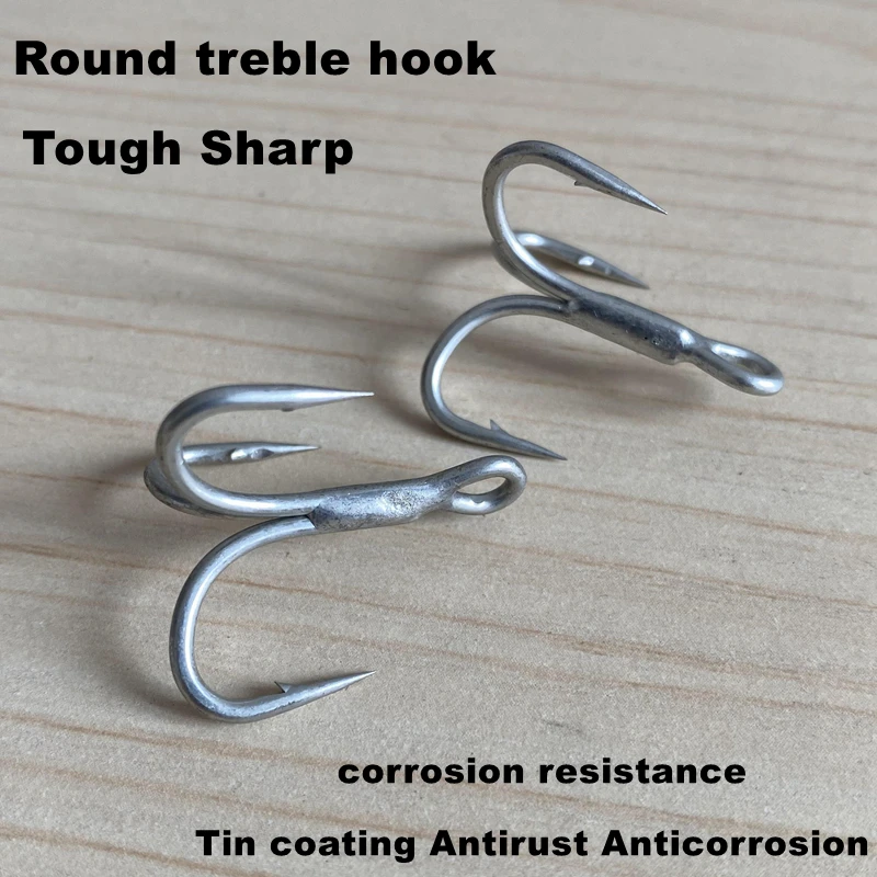 BlueJays 50pcs fishhook 1#-28# High-carbon steel Hook Corrosion