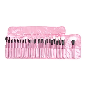 

HOT Woman's Pink 32 Pcs Make Up Tools Pincel Maquiagem Professional Superior Soft Cosmetic Makeup Brush Set Kit + Pouch Bag Case