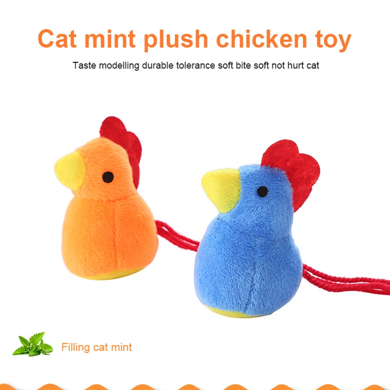 Cat Pet Plush Toys Claws Thumb Bite Interactive Tools Throwing Toys  Cock-shaped Cats Fiddle with Toy Supplies Dropshipping