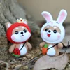 Watermelon Fox Head Rabbit Cute Animal wool needle felting Fashion Hot Handmade DIY Doll Toy Material Package Unfinish ► Photo 2/6