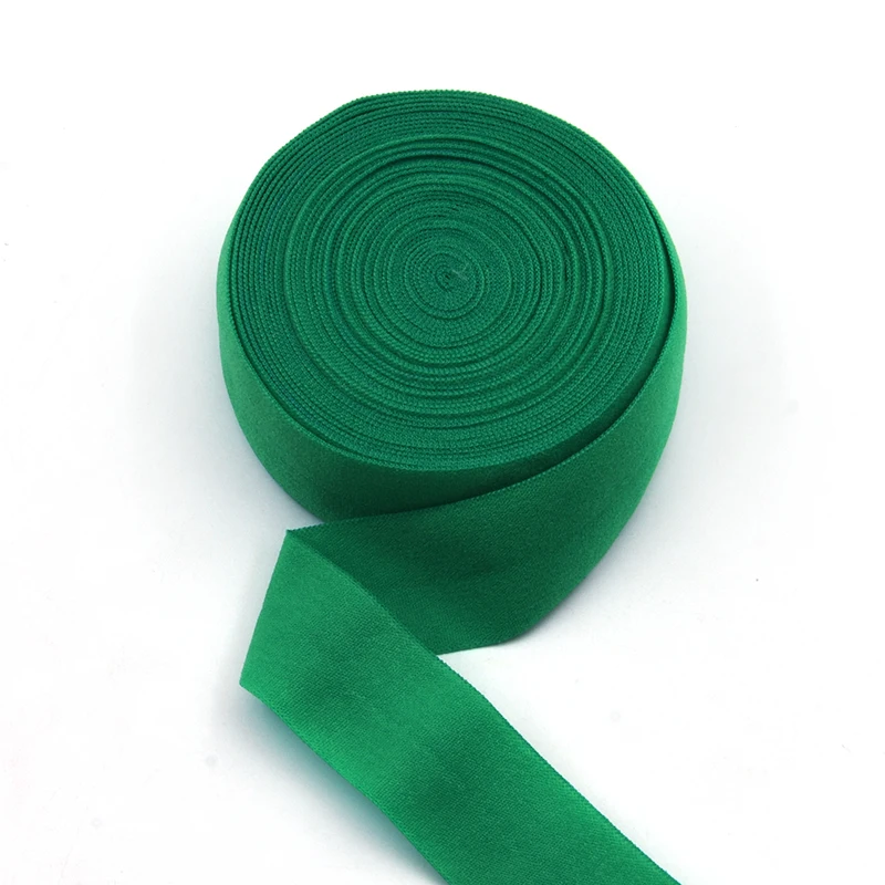 Deep green 15 28 цветов, 5 ярдов, 20 мм, эластичная лента, многослойная, спандекс, лента для шитья, кружевная отделка, пояс, нижнее белье, штаны, бюстгальтер, аксессуары для одежды - Цвет: Deep green 15