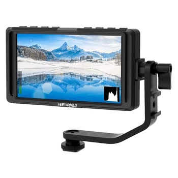 

FEELWORLD F5 5 Inch DSLR on Camera Field Monitor Small Full HD 1920X1080 IPS Video Peaking Focus Assist