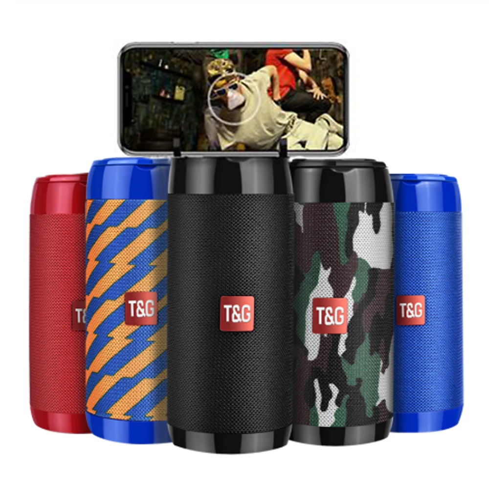 

TG113C Column Portable Bluetooth Mini Speaker with FM Radio Waterproof Subwoofer Wireless Loundpeakers Hi-Fi Boxes