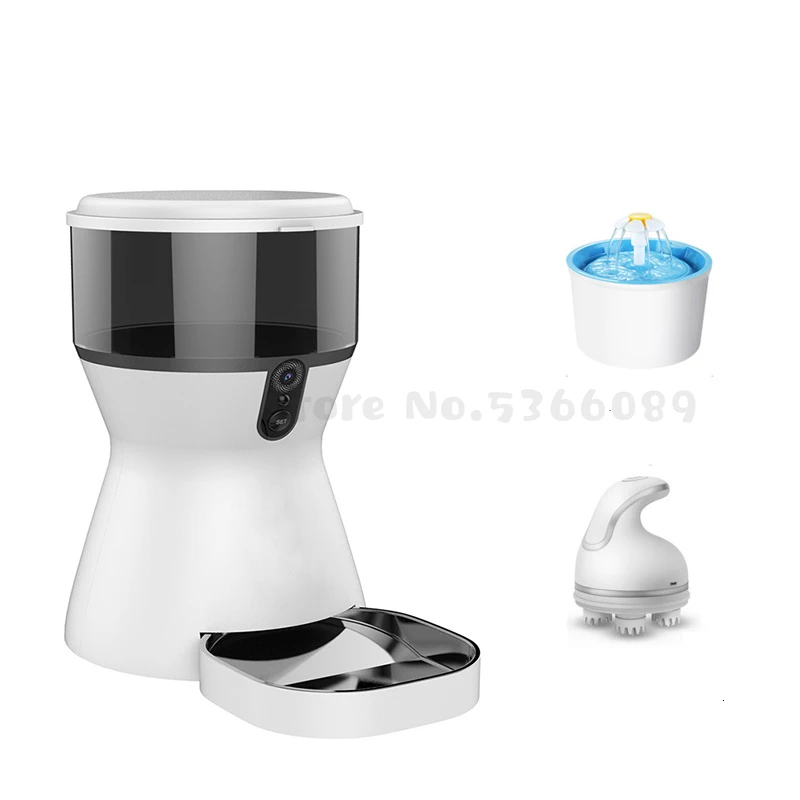 

Pet Automatic Feeder Intelligent Timing Quantitative Feeding Machine Feeding Cat Feeding Dog Artifact Camera Monitoring
