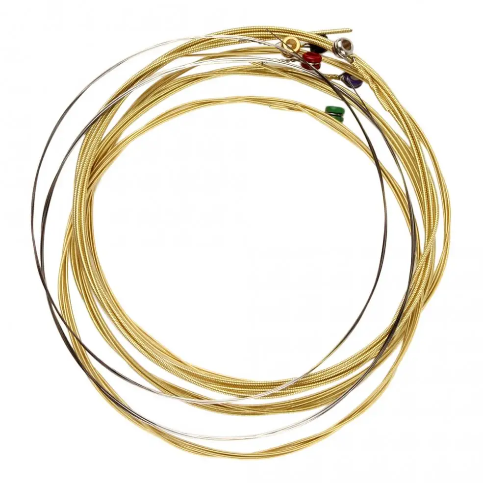 6 шт./компл. прочные гитарные струны из высокоуглеродистой стали с шестигранным