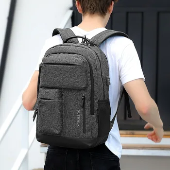 

2020 new backpack men's fashion trend leisure multi-function computer men's backpack college student bag