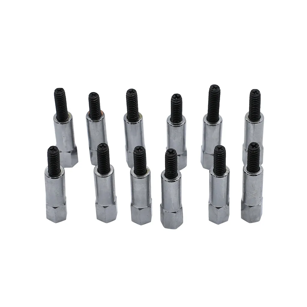 12-pcs хромированная крышка клапанной камеры болтов и гаек 289 302 351 W клапанной крышки болт клапан Кепки болтов и гаек для FORD 289302 351 W