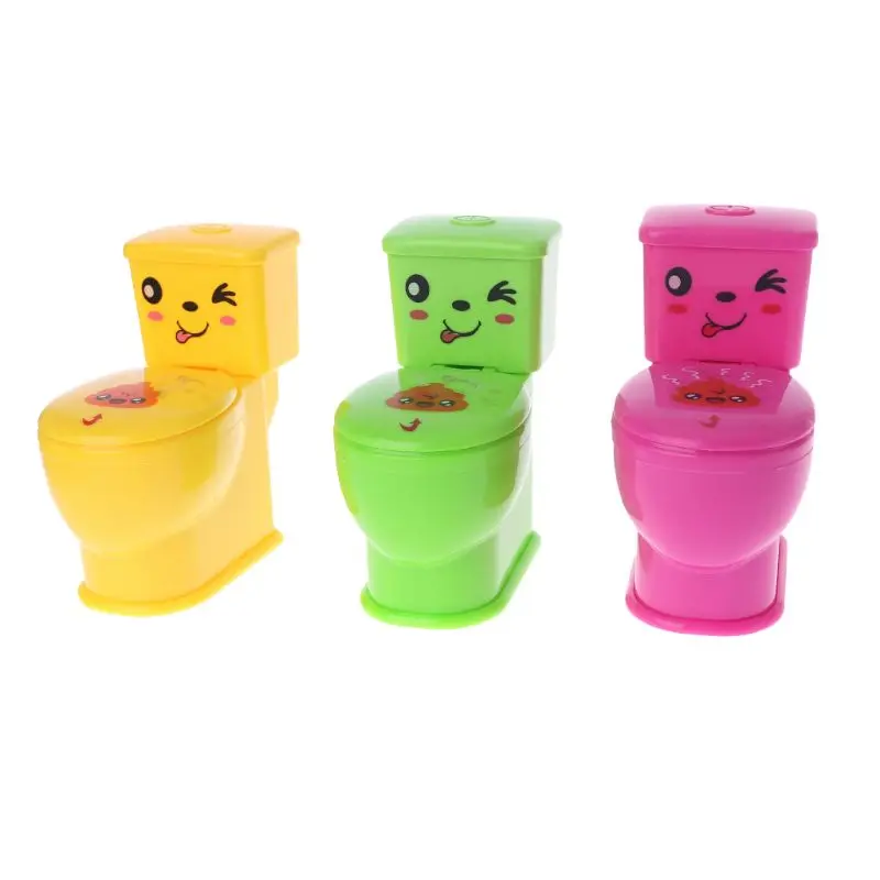 

Tricky Toilet Funny Halloween Trick Miniature Mini Gadgets April Fool's Day Toys Children Kids Adult Seat Toy New Joke Gifts Sim