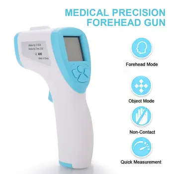 

Forehead Thermometer Contactless Precise Infrared Thermometer Body Thermometer Generic Tri-Color Backlight Fast Baby/Adult