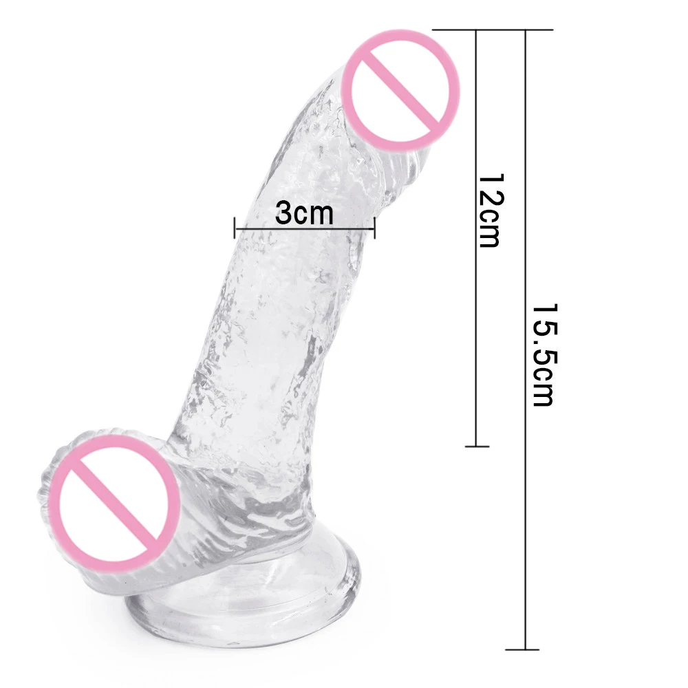 Soft PVC Realistic Dildo Skin Feeling Small Penis with Suction Cup Sex Toys for Woman Strapon Female Masturbation