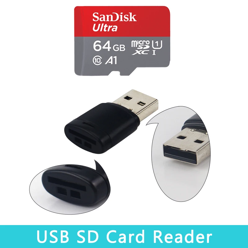 Raspberry Pi 4 Model B + Case + Power Supply + 64GB SD Card+ Heatsink Optional 3.5 inch Touch Scree