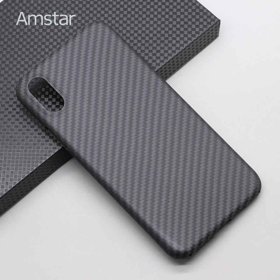 xr phone case Amstar Genuine Pure Carbon Fiber Phone Cover for iPhone X / XS / XR / XS Max Ultra-thin Full Wrapped Carbon Fiber Hard Case iphone xr card case