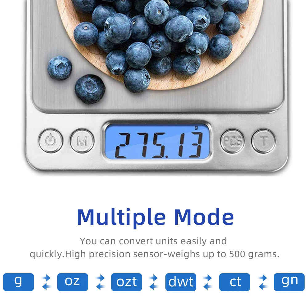 Small Digital Food Scale Ounce,Kitchen Scale 3000g/0.1g High Precision for  Baking, Soap Making, Jewelry, Easy to Store - AliExpress