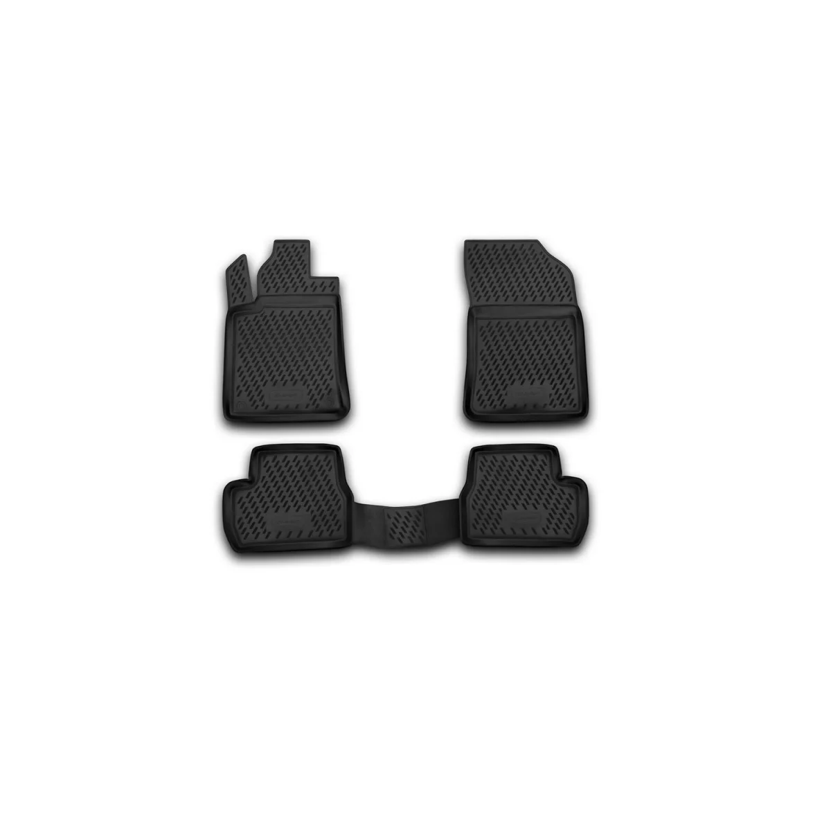 Коврики в салон citroen c3 01/2010->, 4 шт.(полиуретан)(ситроен пикассо