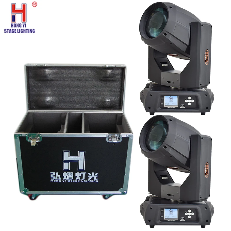 moving head 350W Профессиональный Сценический Шарпи 350 17r луч пятно мыть 350 Вт движущийся головной светильник dj оборудование с fly чехол(2 шт./лот - Цвет: moving head 350W