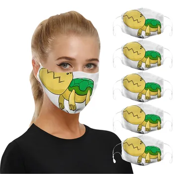 

Women Cotton PM 2.5 Mouth Mask Anti Dust Mask Activated Carbon Filter Windproof Mouth-muffle Fashion Reusable Face Masks