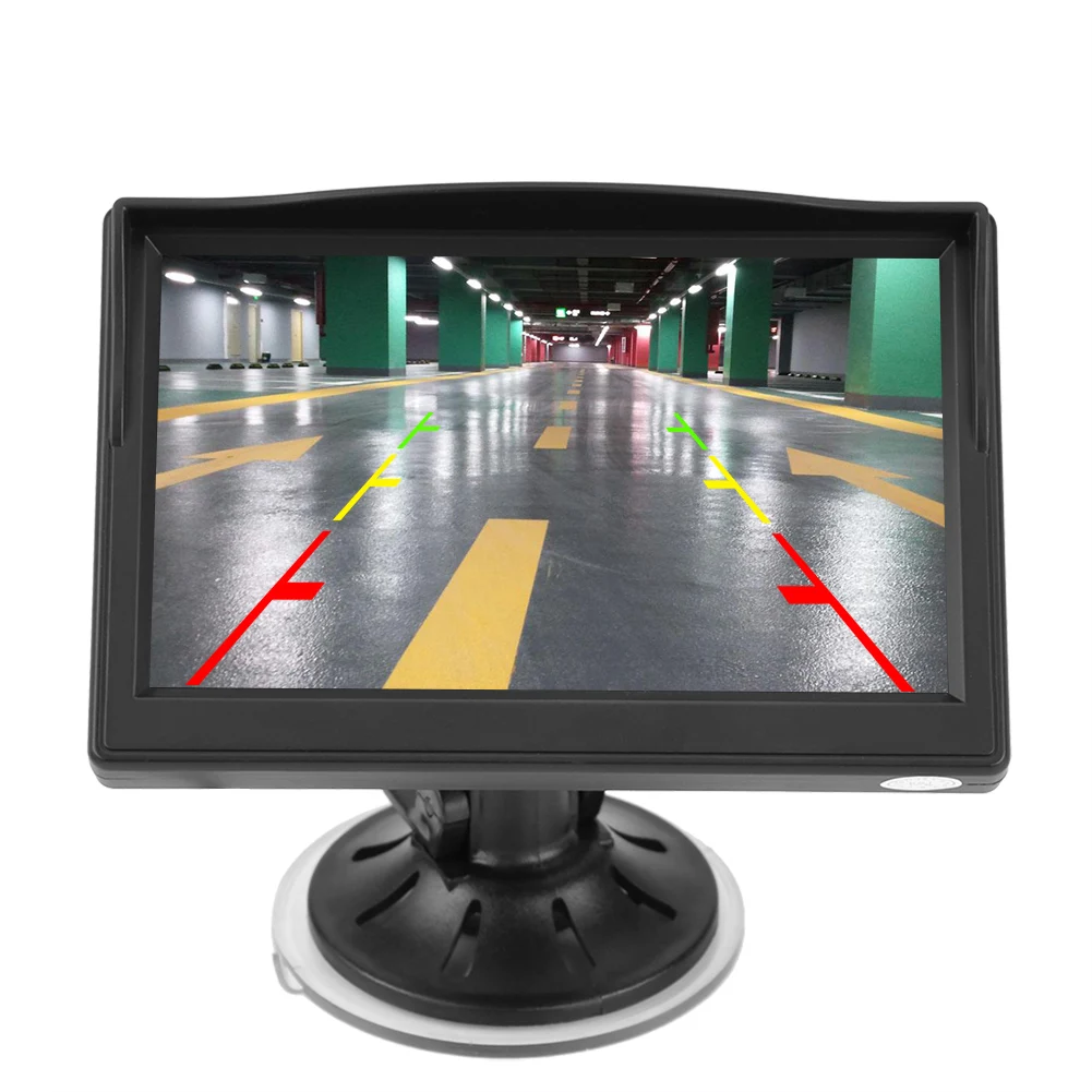 12V 5 Inch TFT LCD Monitor Car Waterproof Wireless Reversing Backup