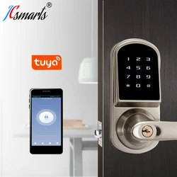 Serrure numérique intelligente TTlock, Bluetooth, électronique, sans clé, pour appartements, bureau, hôtel, villa 
