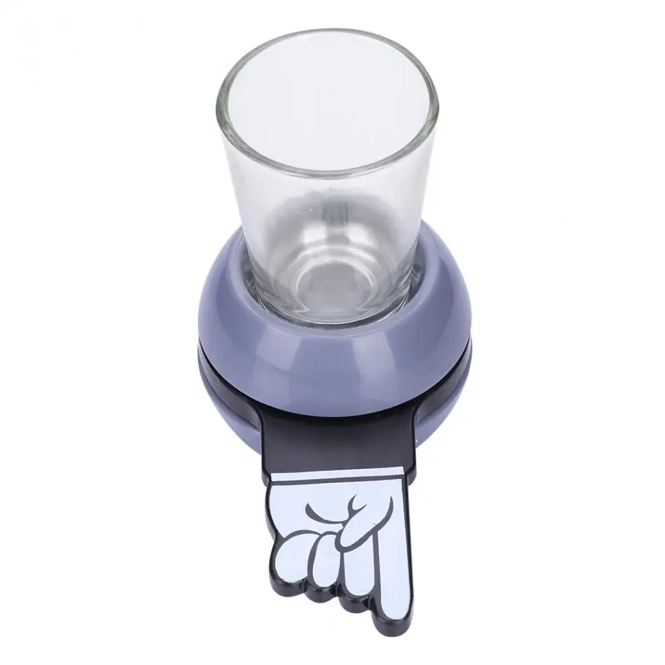 Funny Shot Spinner Party Game Rotatable Arrow Beer Wine Glass Cup Kit Spin The Shot Drinking Game Gifts Entertainment 2019